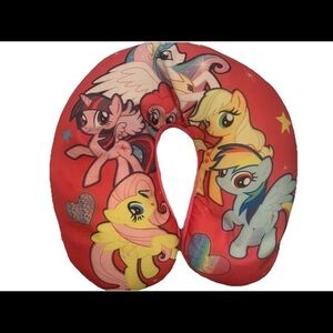 Pink My Little Pony Travel Neck Pillow VGUC